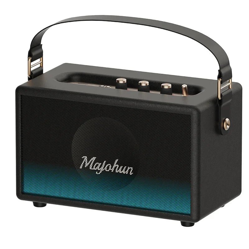 Majohun D002 - BK Portable Karaoke Bluetooth Speaker with Wireless Microphones – Powerful Bass & Party Ready - Majohun official shop - Focus on Speakers for 30 years