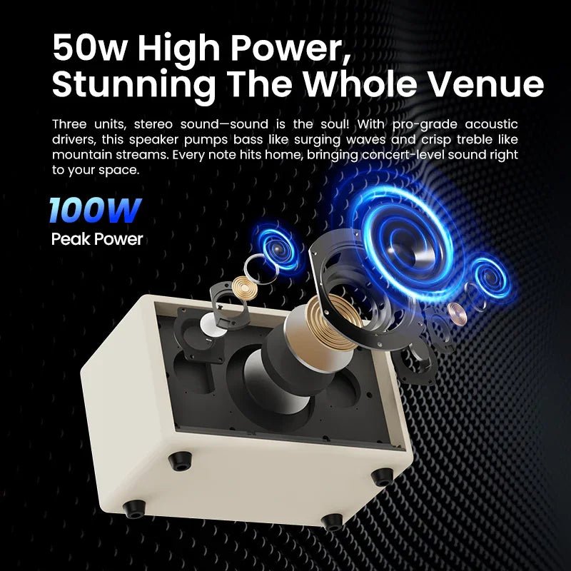 Retro Wooden Bluetooth Speaker | Majohun MJH - D001 with Deep Bass & Panoramic Sound - Majohun official shop - Focus on Speakers for 30 years